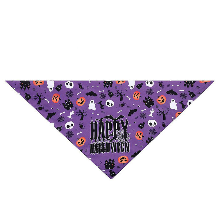 Halloween Triangle Scarf for Pets