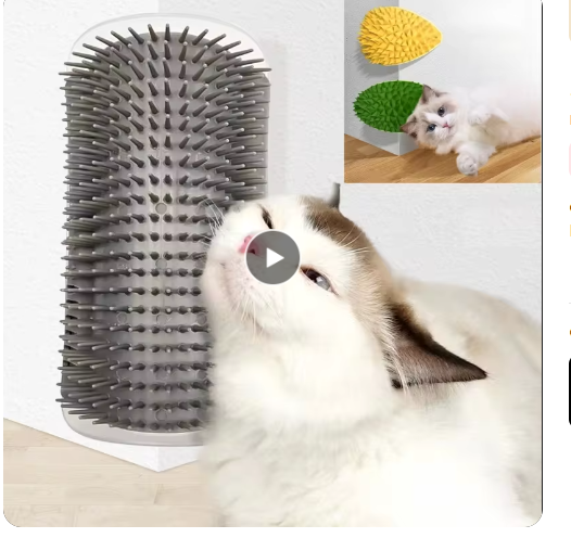 Cat Self-Grooming Corner Brush