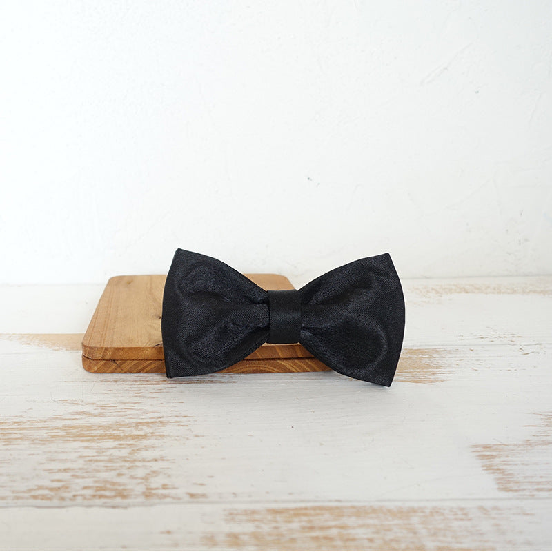 Metal Buckle Dog Collar with Bow Tie