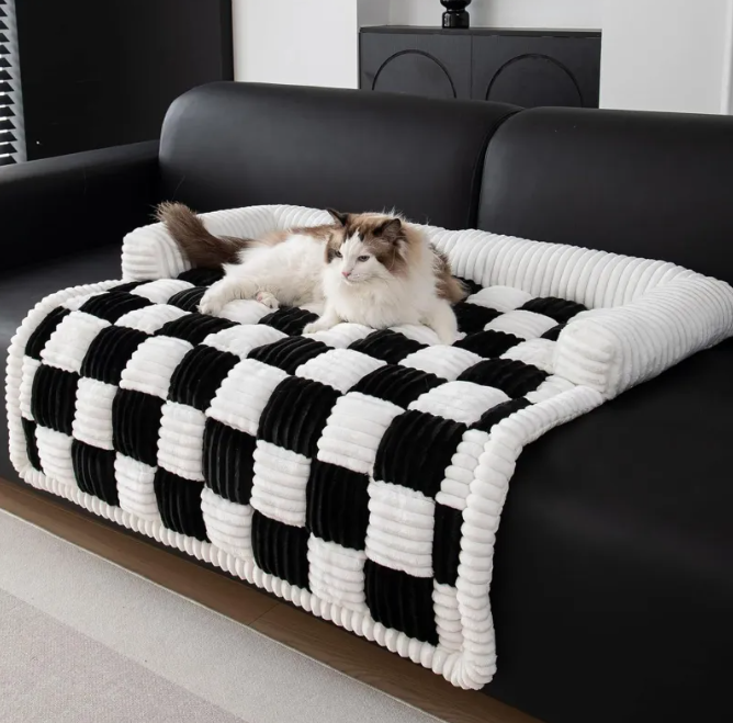 Plush Round Pet Bed – 75 cm
