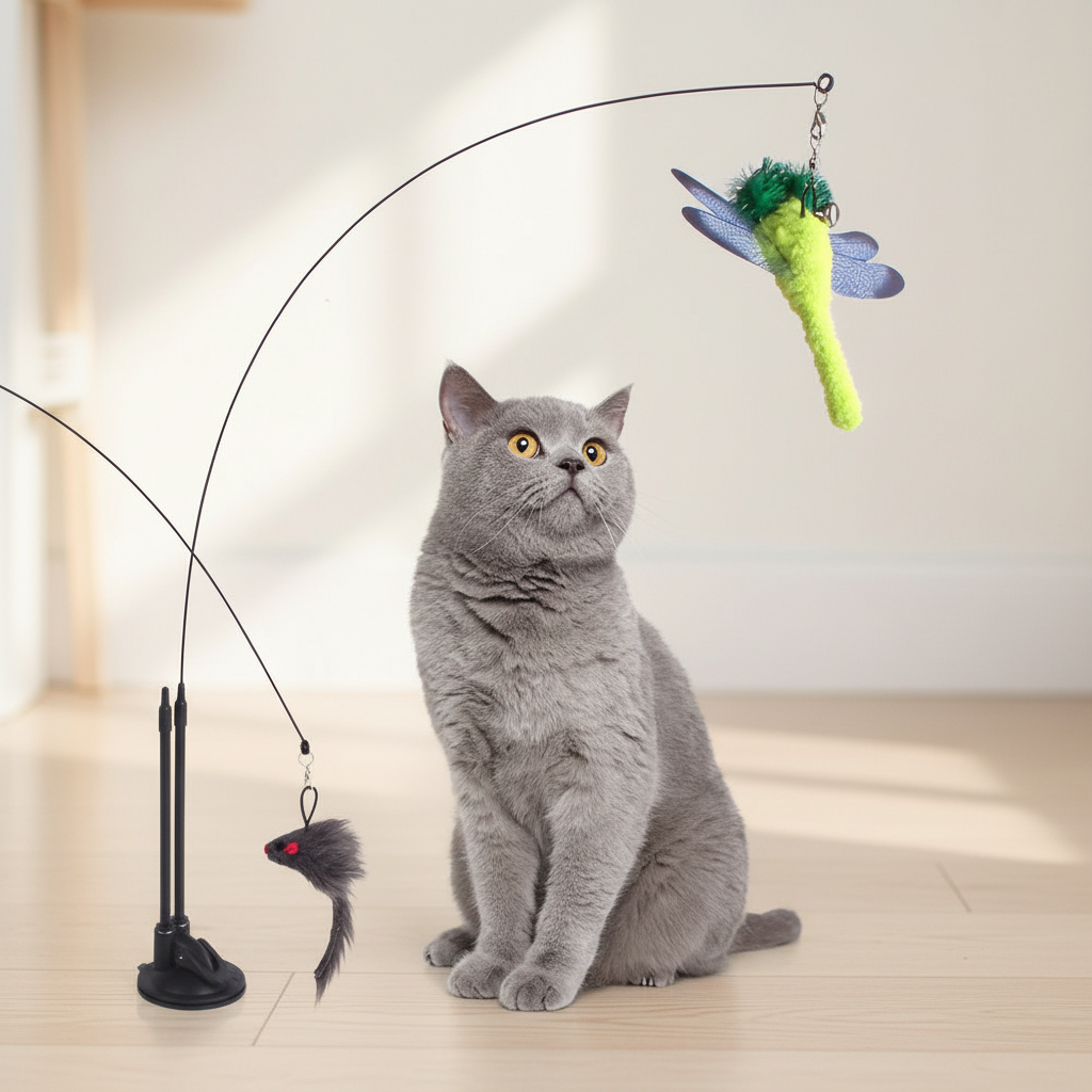 Cat Teaser - hoppar