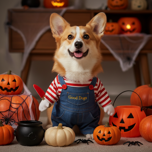 Halloween 3-piece - corgi
