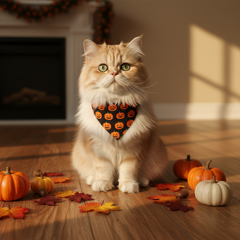 Halloween Scarf - katt