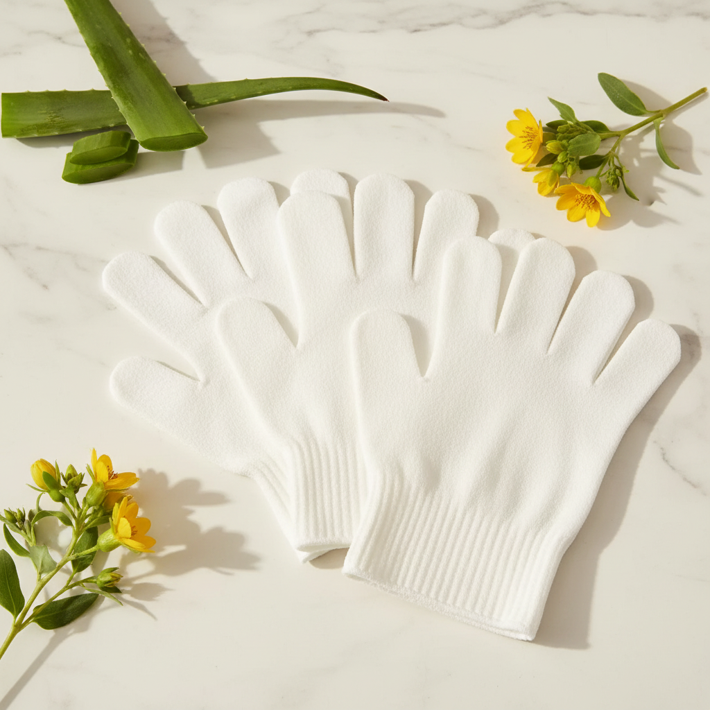 Pet Cleaning Gloves - flat lay