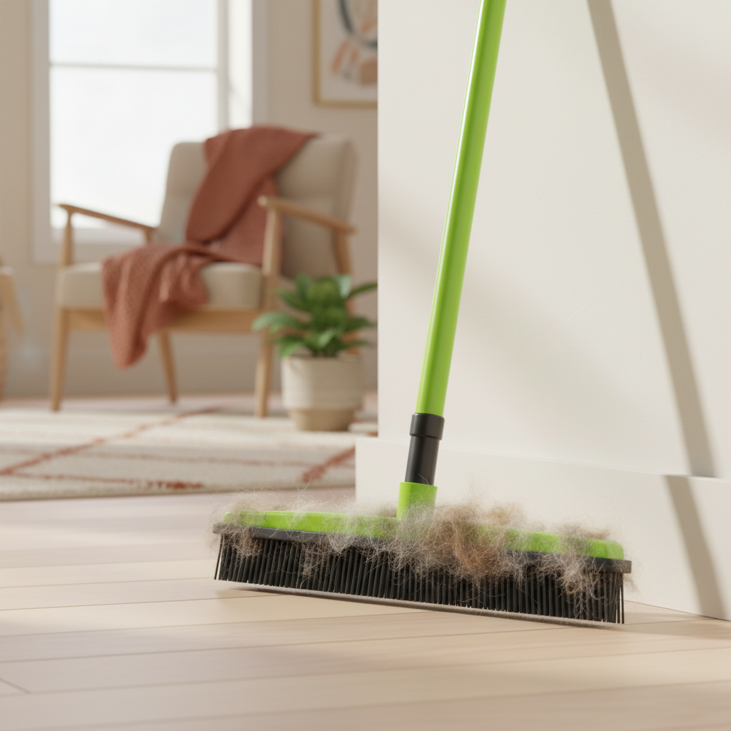 Pet Hair Broom - närbild