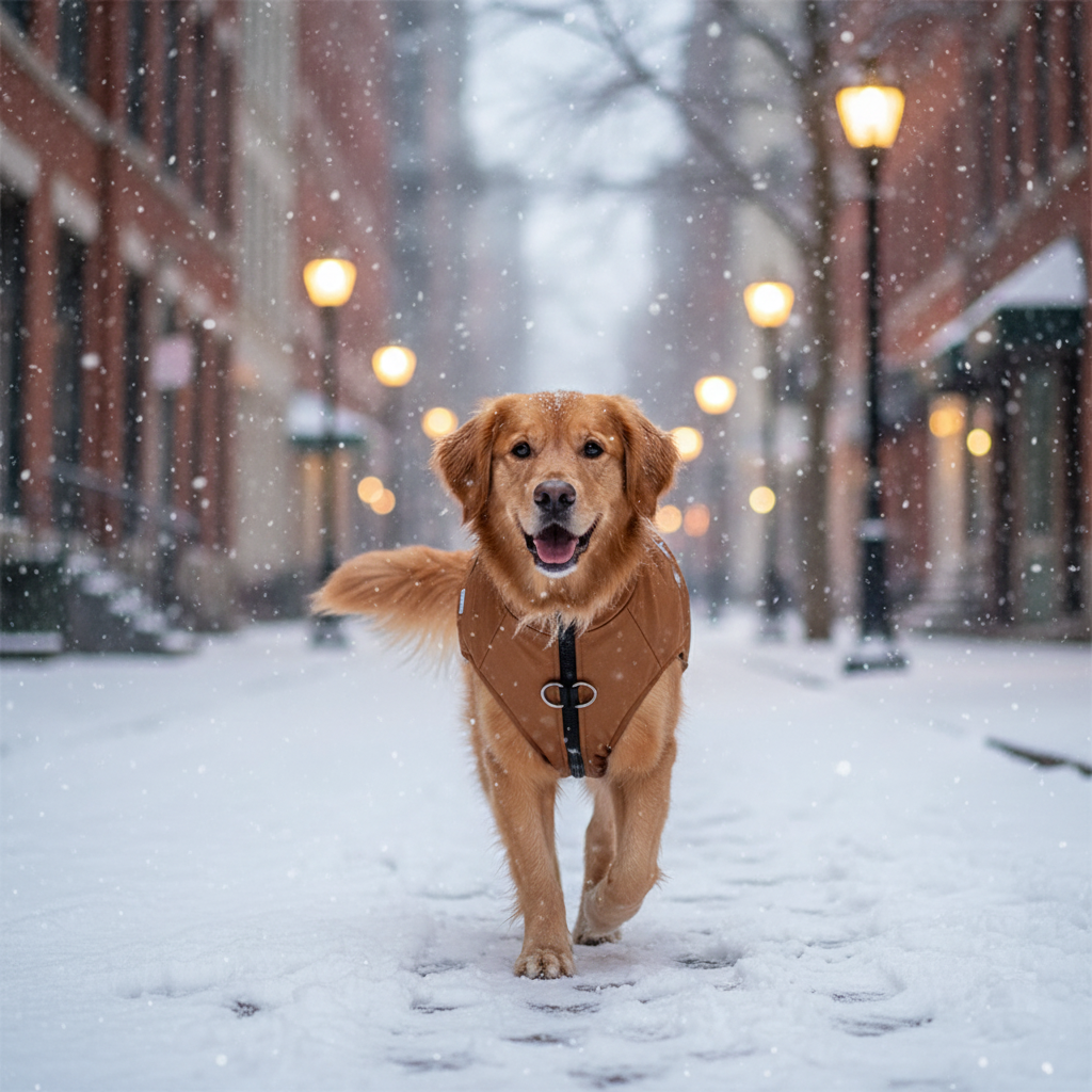Winter Vest - brun